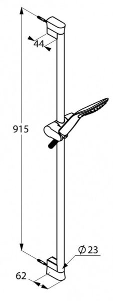 Душевой гарнитур Kludi Fizz хром 6764005-00